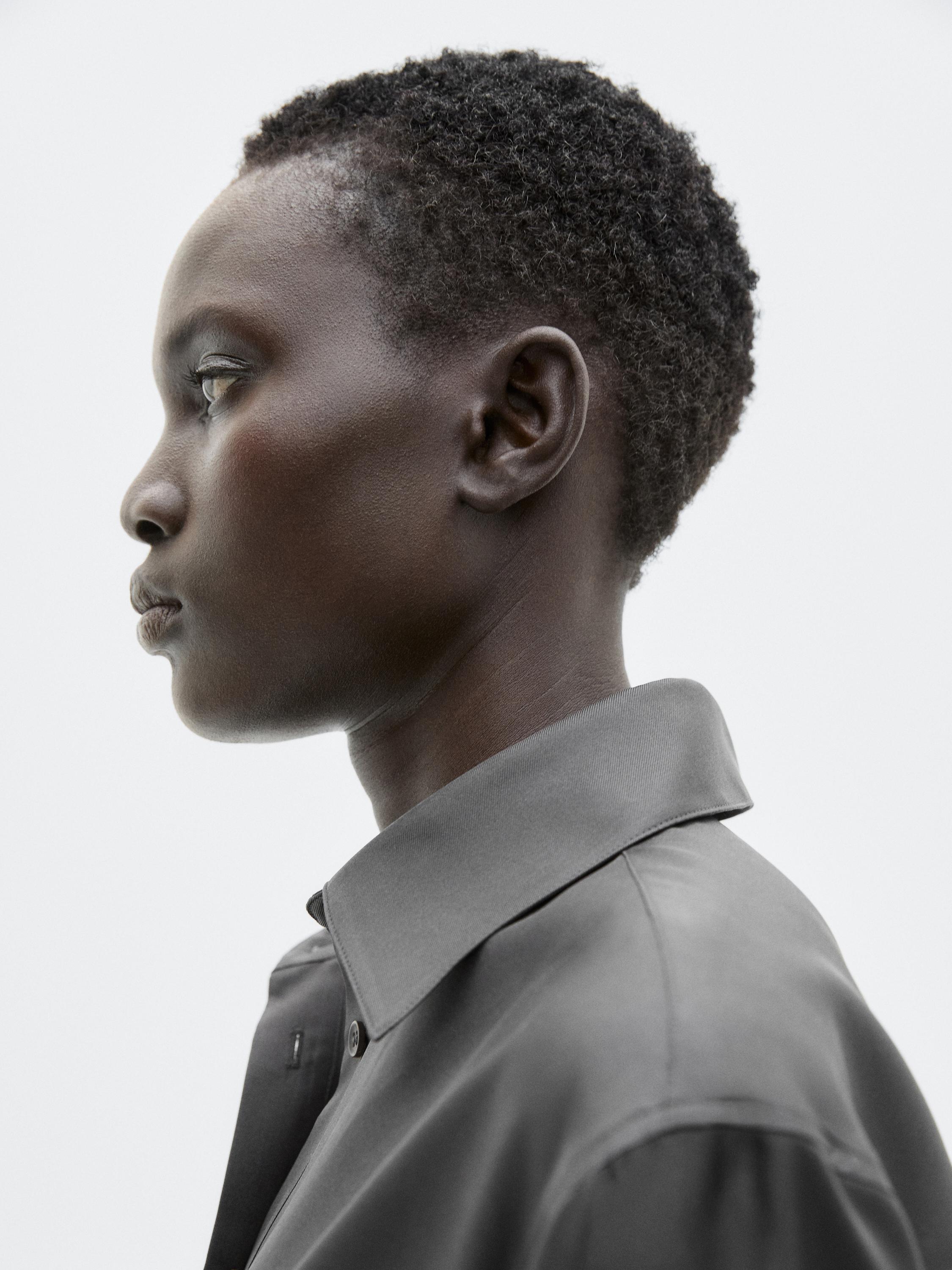 Chemisier fluide cintré 100 % soie - LIMITED